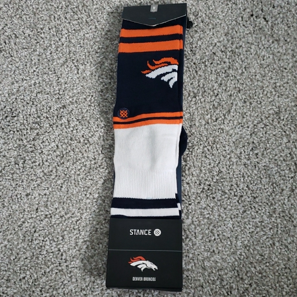 Stance NFL Denver Broncos Navy and Orange Casual Socks